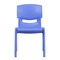 Emma and Oliver 4 Pack Plastic Stack School Chair with 15.5"H Seat, 3rd-7th School Chair